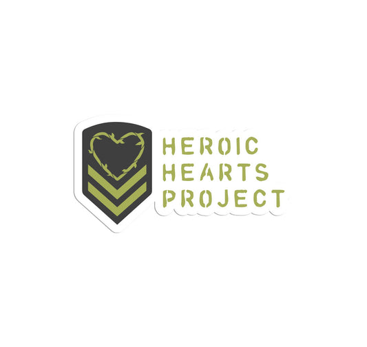 Heroic Hearts Logo Sticker