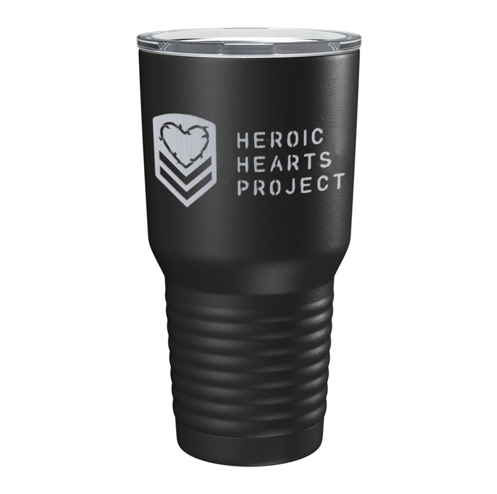 Heroic Hearts Project Laser Tumbler